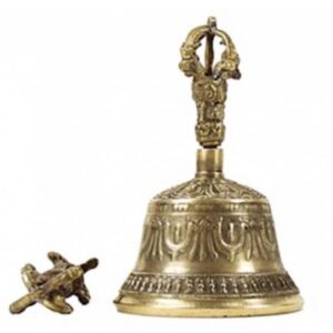 Clopot Tibetan Mare Bronz (dorje & bell)